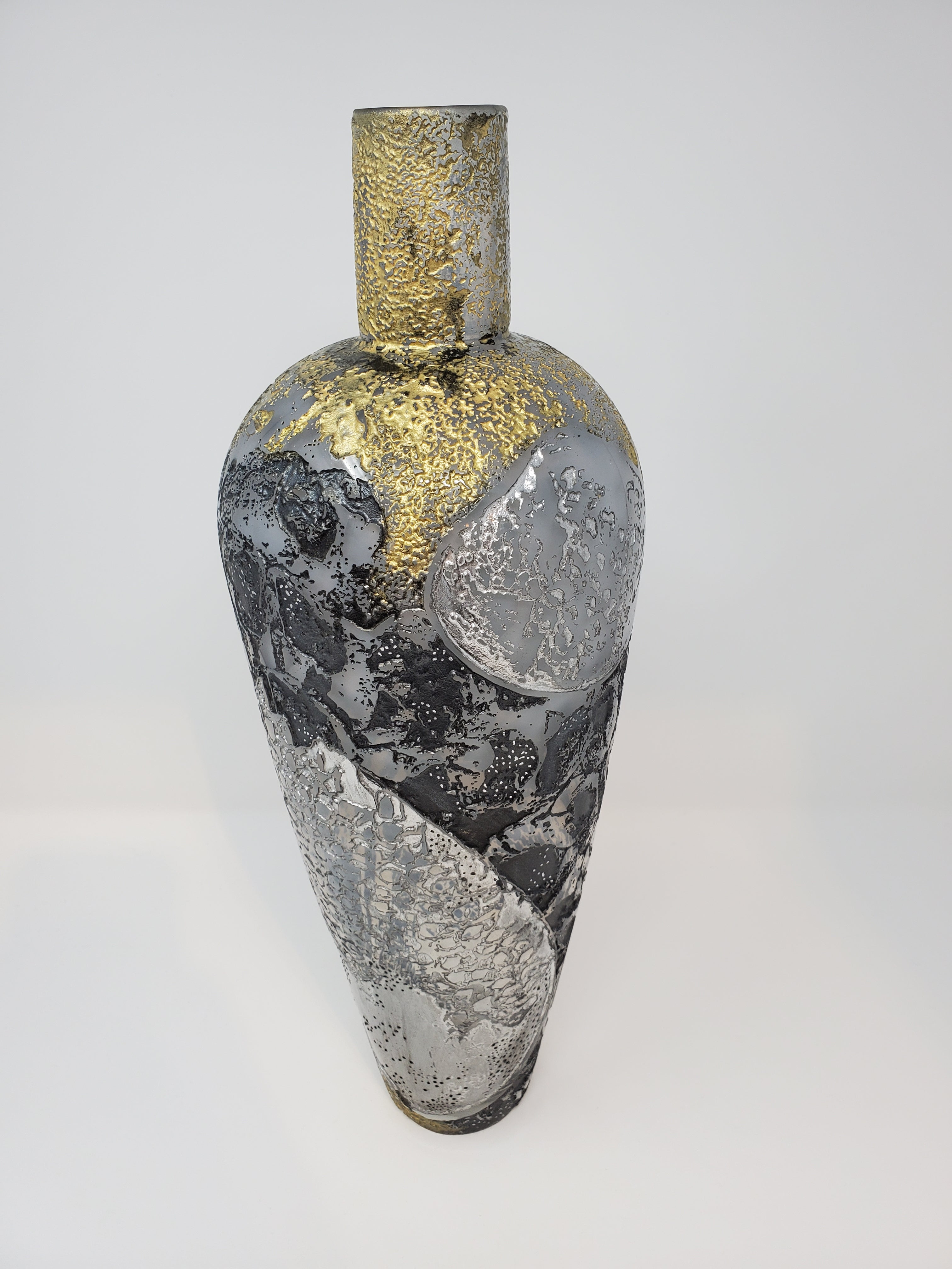 Large Hand Blown Vase: In-Store Pickup Only