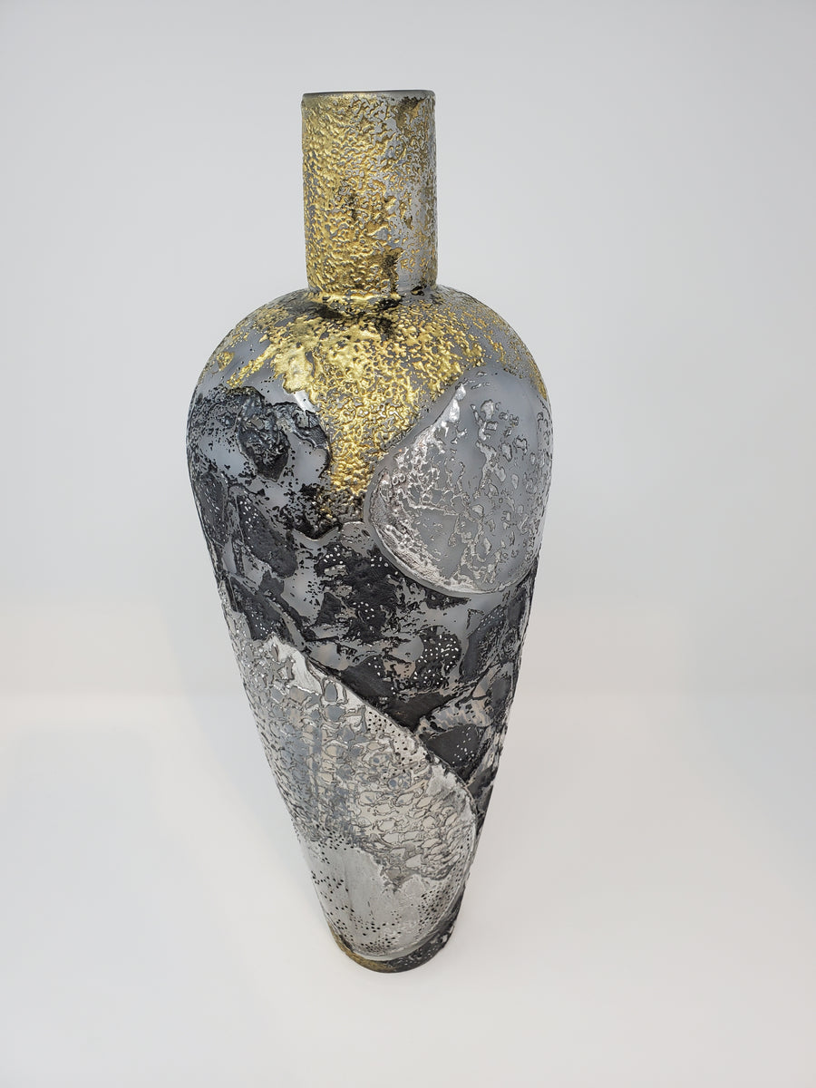 Large Hand Blown Vase: In-Store Pickup Only