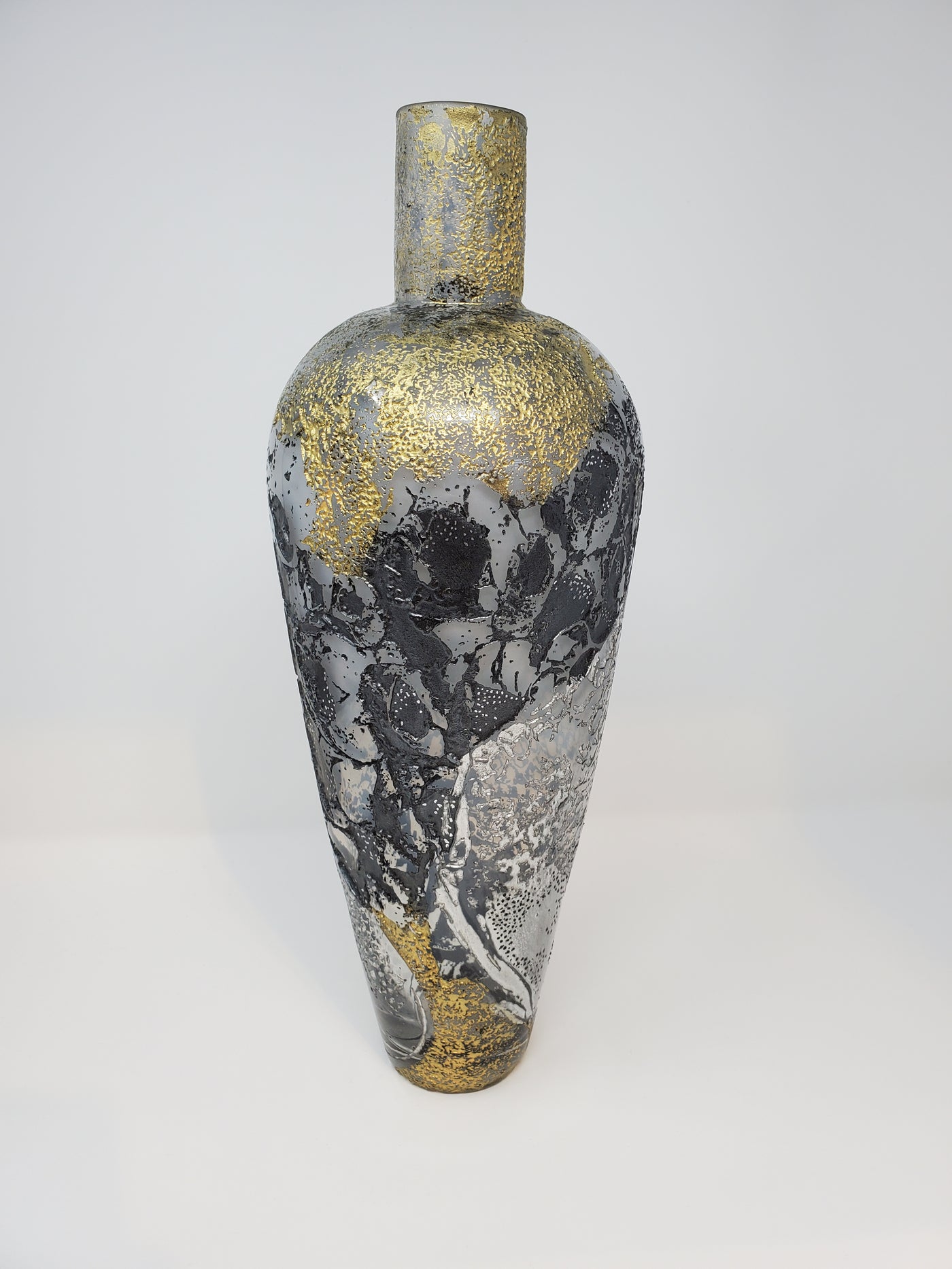 Large Hand Blown Vase: In-Store Pickup Only