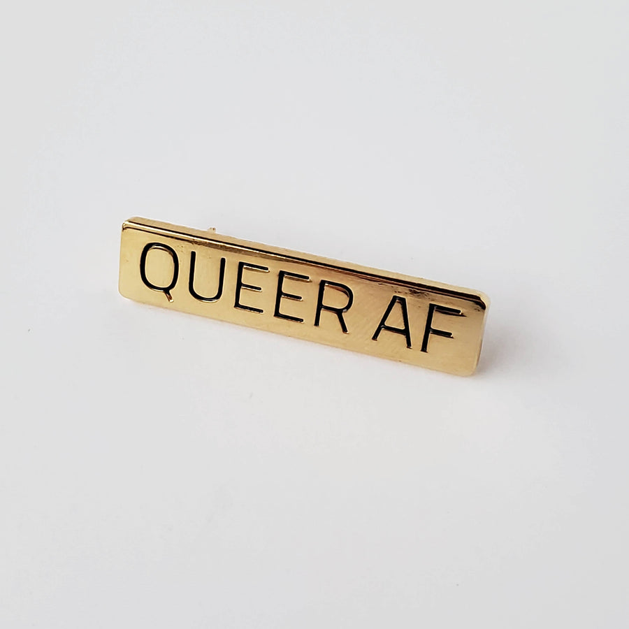 Queer AF Pin