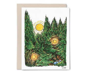 Forest Orbs Card - Cory Bushore series