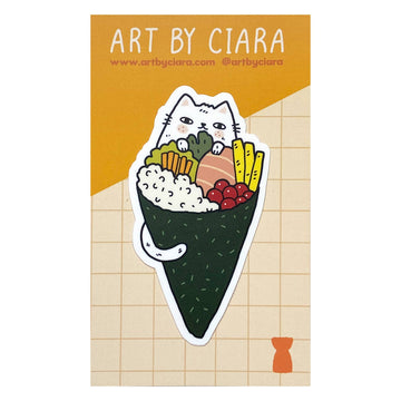 Sushi Cat Temaki Sticker
