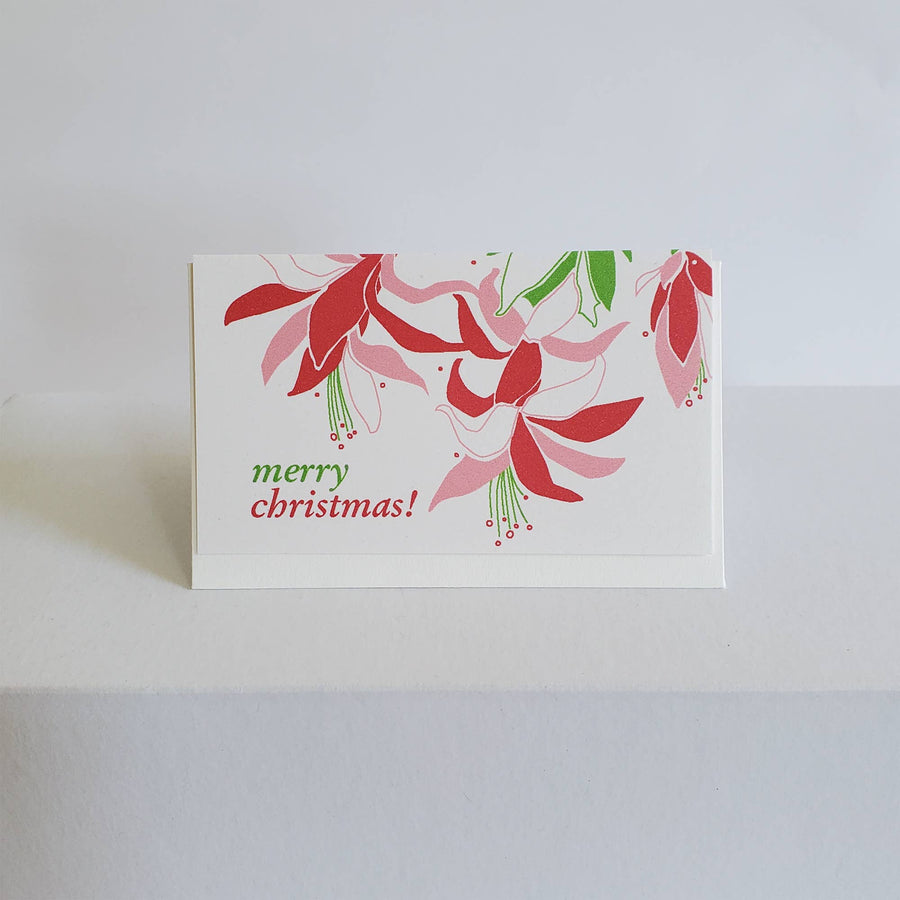 Cactus Christmas Greeting Card Gift Enclosure Gift Tag