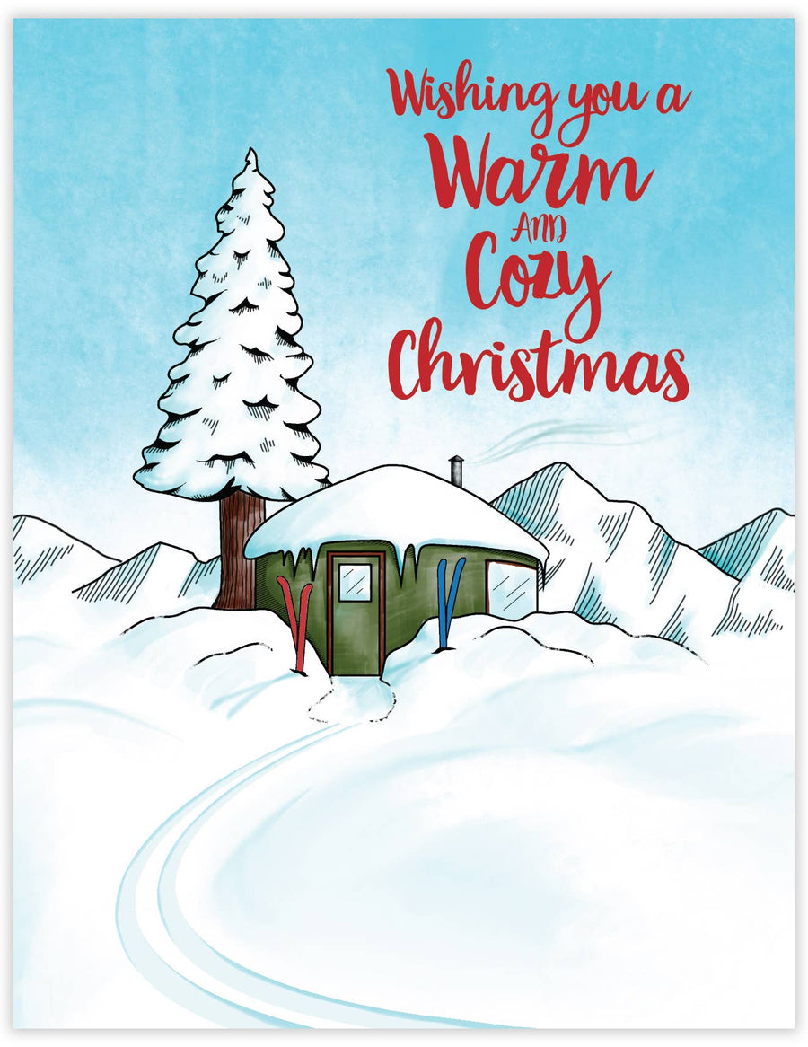 Warm and Cozy Christmas Card by Waterknot