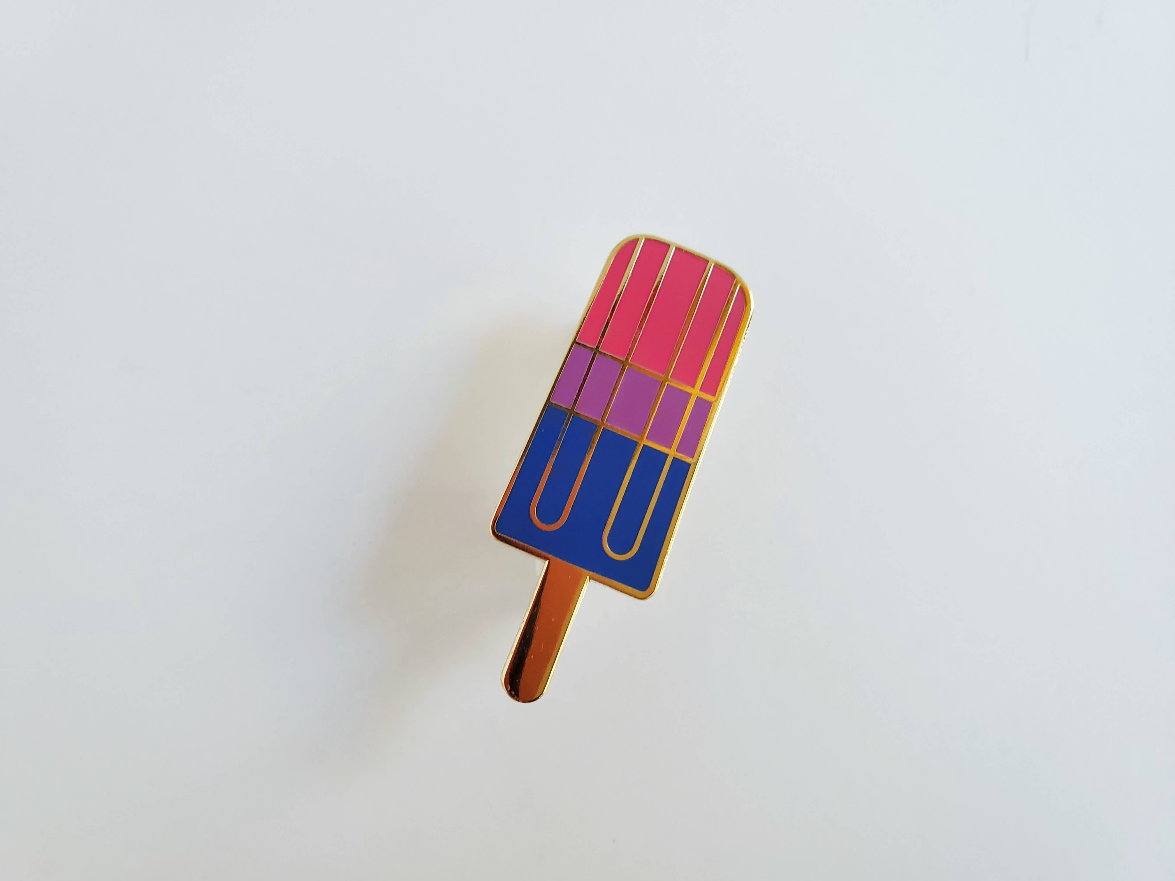 Bi Popsicle Pin