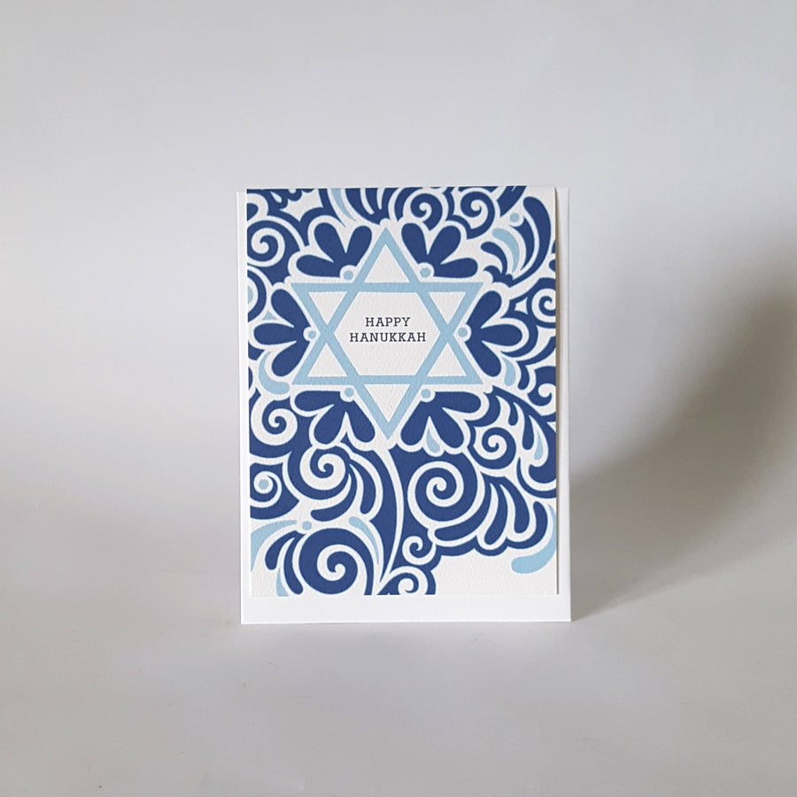 Happy Hannukah Holiday Greeting Card