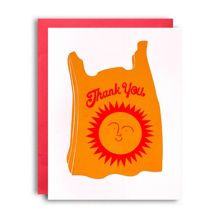 Bodega Bag Risograph Greeting Card