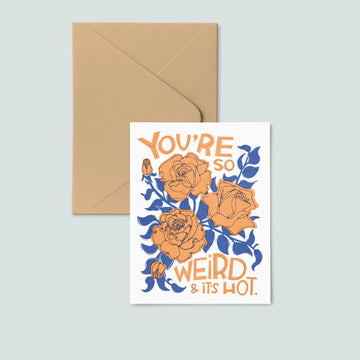 Weird Love Greeting Card