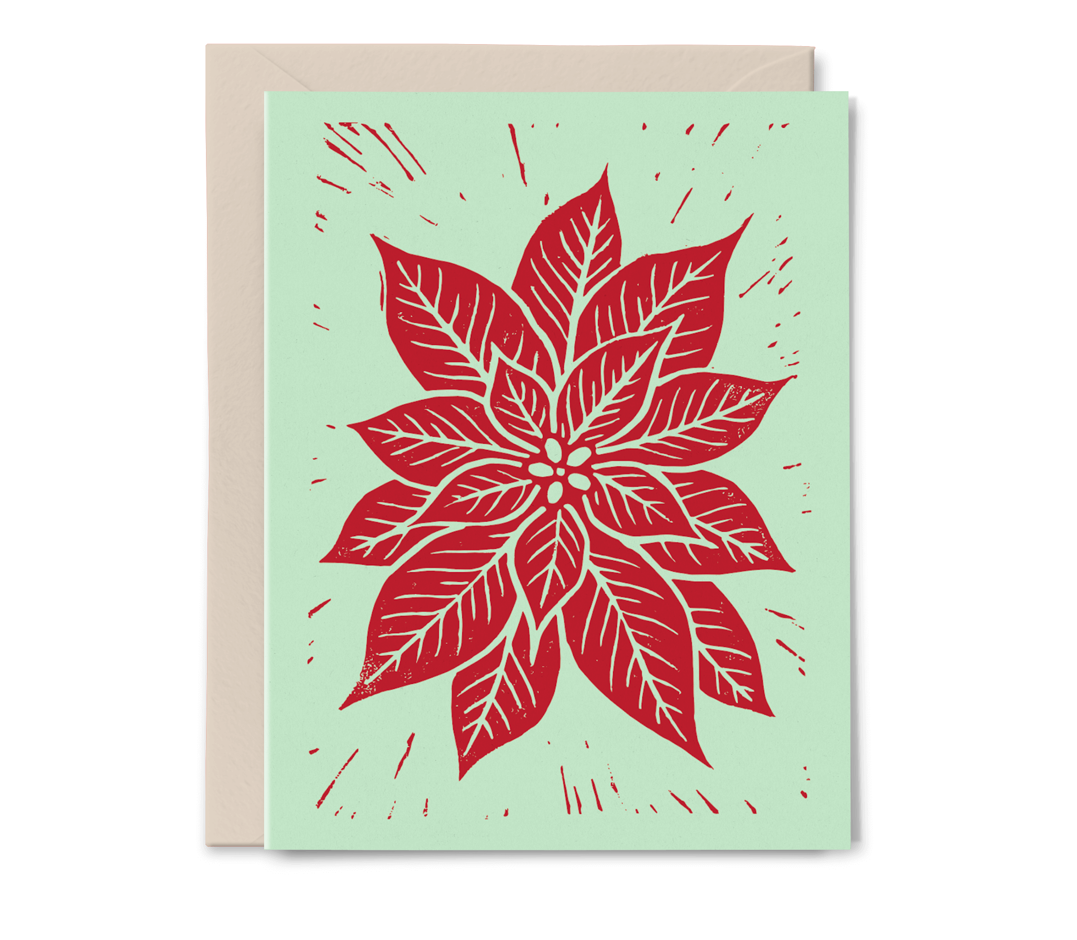 Poinsettia Card - Jesse D. series