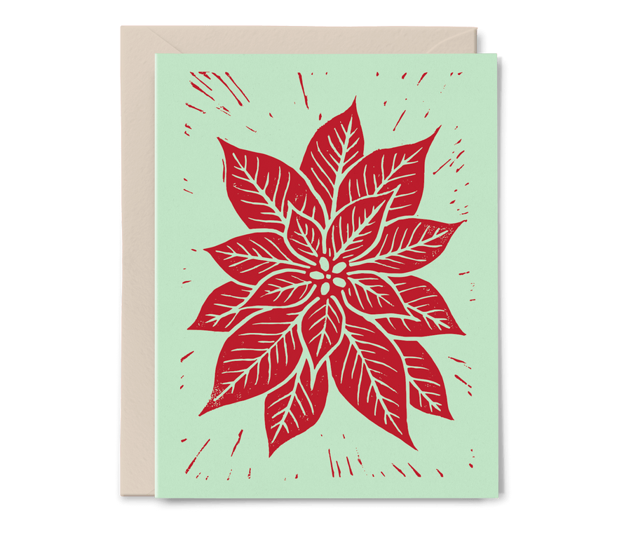 Poinsettia Card - Jesse D. series