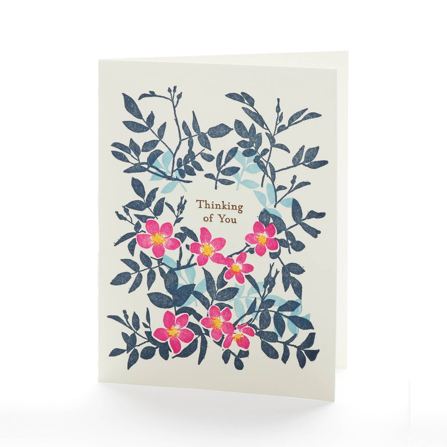 Roses "Thinking of you" Notecard