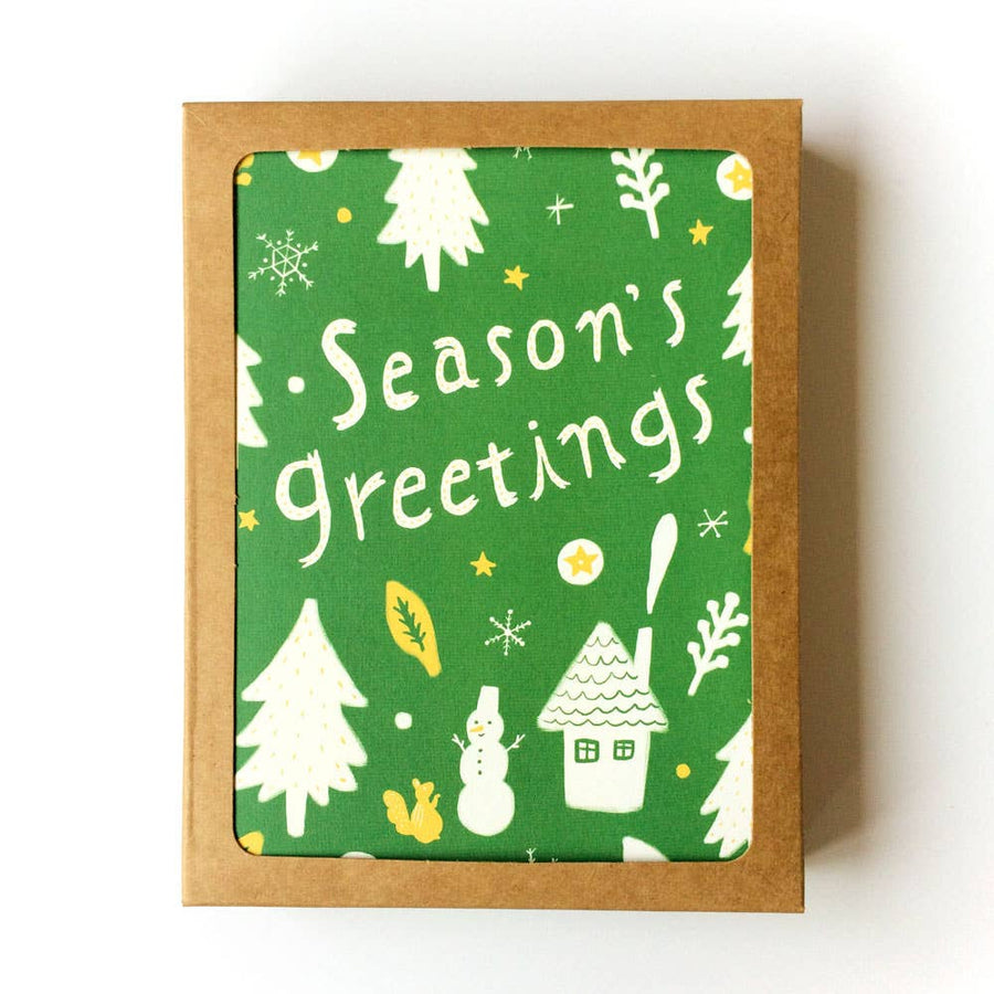 Boxed Holiday Cards - Season's Greetings