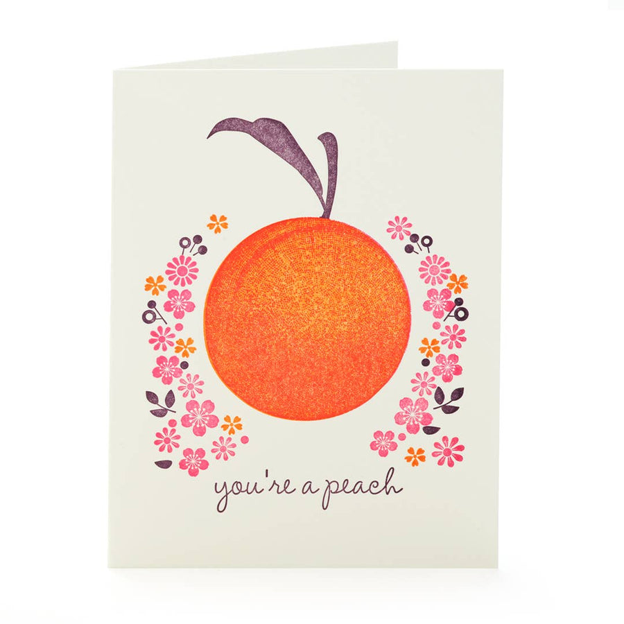 You're a Peach Notecard