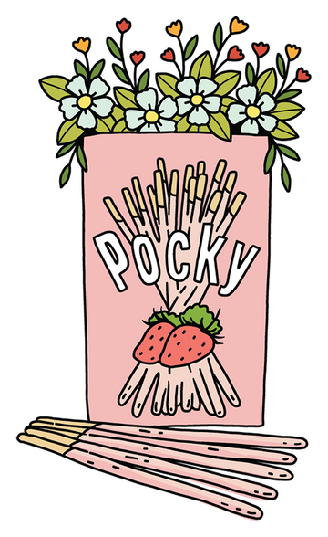 Pocky Sticker