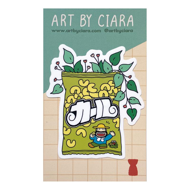Meji Chips Sticker - Art by Ciara