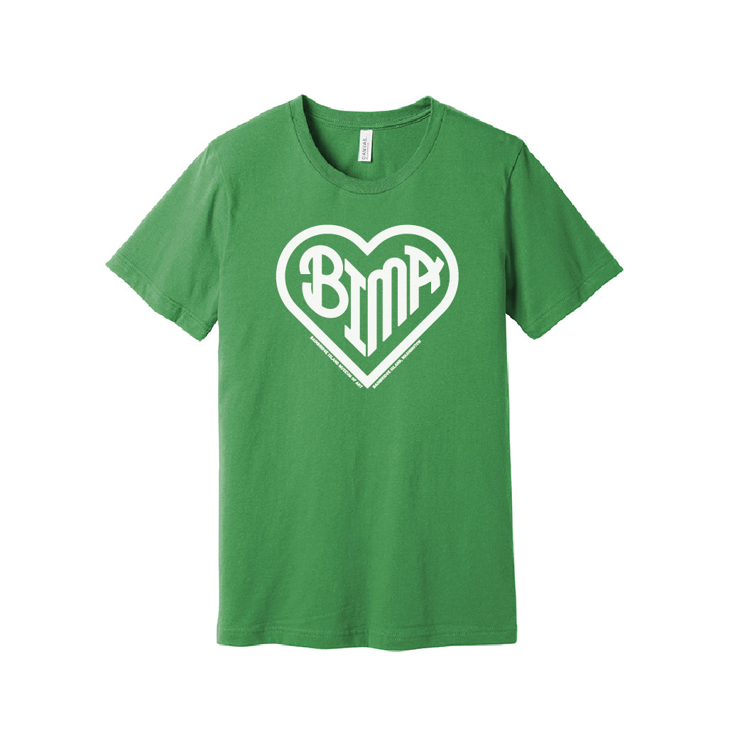 BIMA Heart T-Shirt Leaf Green