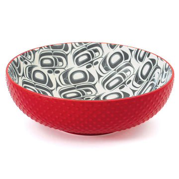 Transforming Eagle Porcelain Serving Bowl by Ryan Cranmer
