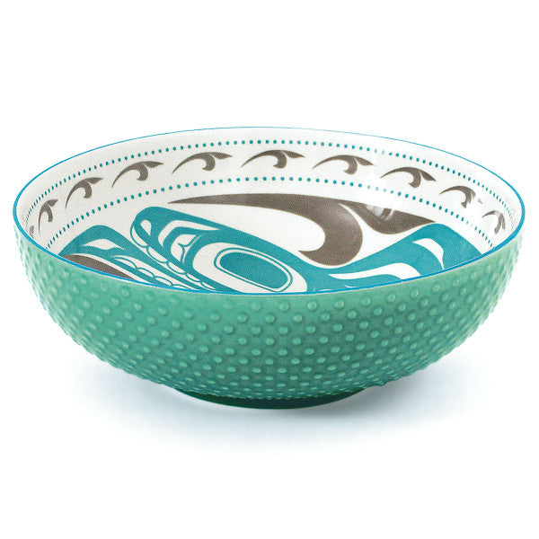 Killer Whale Porcelain Serving Bowl by Trevor Angus