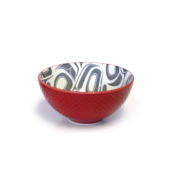 Transforming Eagle Small Porcelain Bowl by Ryan Cranmer