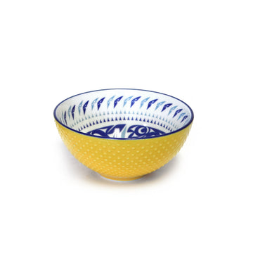 Hummingbird Small Porcelain Bowl by Maynard Johnny Jr.