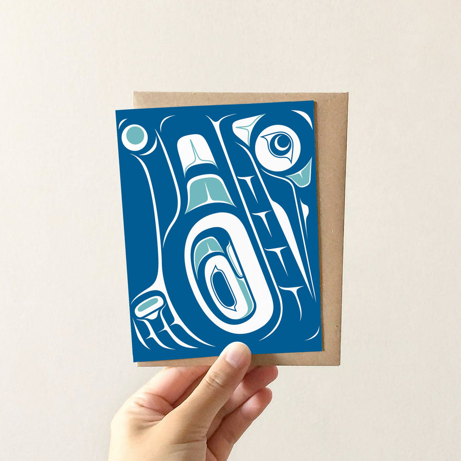Blue Heron Greeting Card