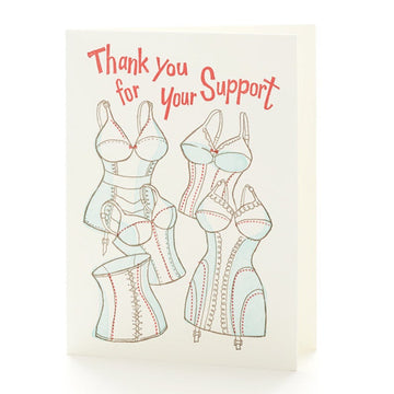 Bustiers and Corsets Card by Ilee Papergoods Letterpress