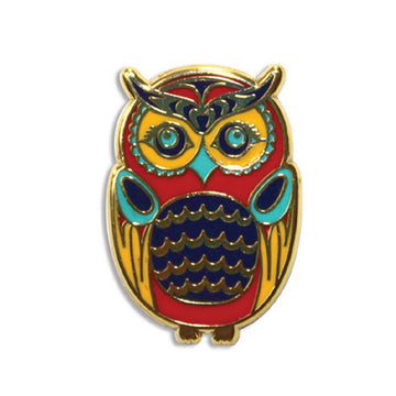Owl - Enamel Pin by Simone Diamond