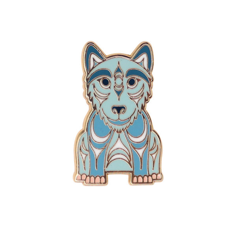 Wolf - Enamel Pin by Simone Diamond