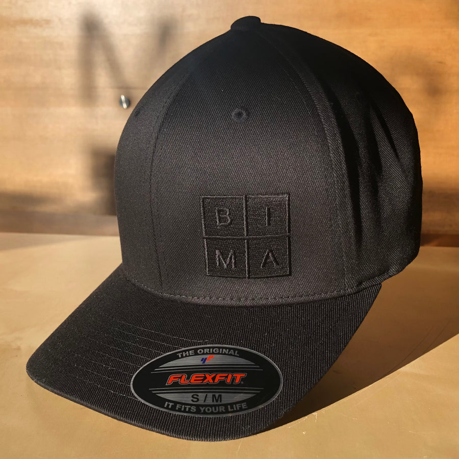 BIMA Logo Flexfit Cap in Black