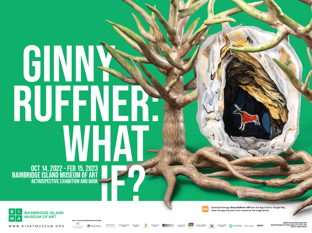 Ginny Ruffner: What If? Exhibition Poster