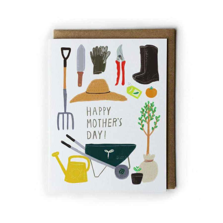 Gardening Mom Mother's Day Card by Honeyberry Studios