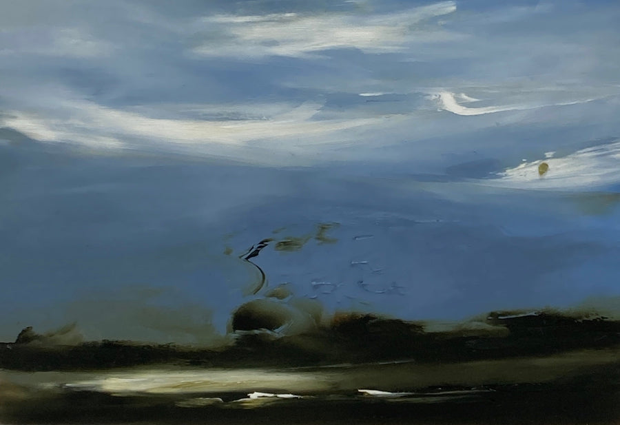 Small Color Field Landscape Paintings by Ash Oaksmith