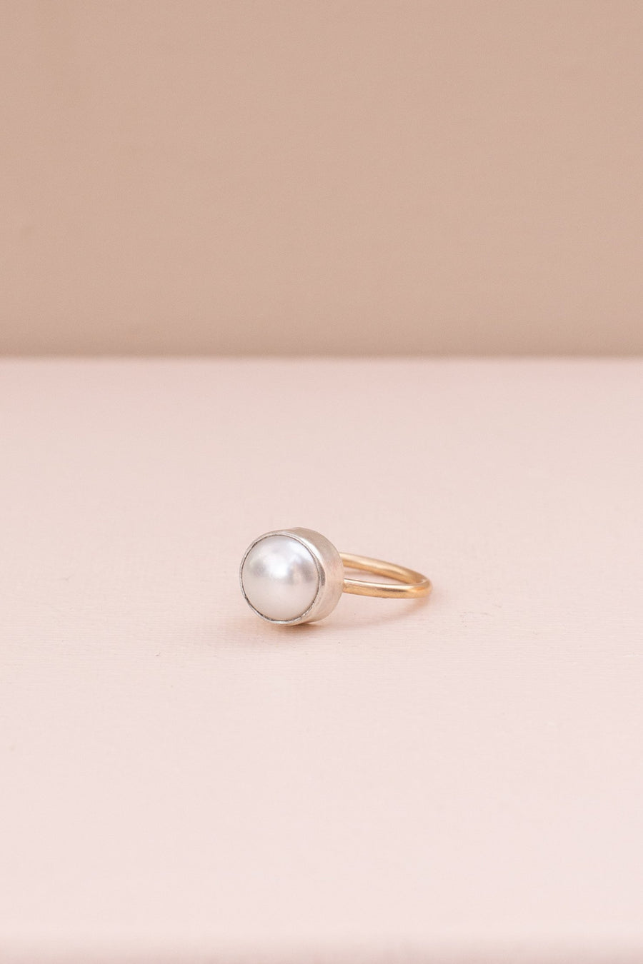 Pearl Statement Ring by Samantha Slater