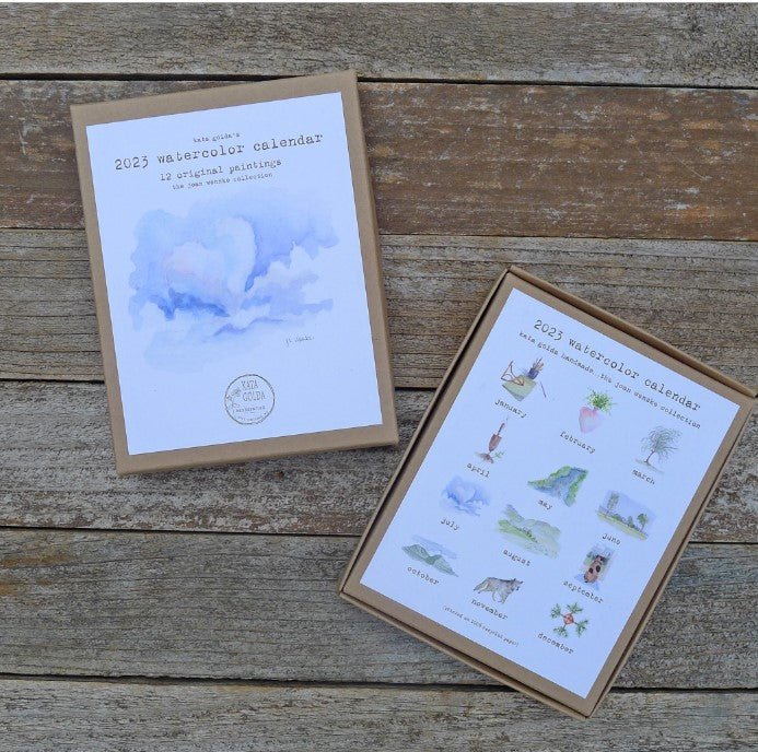 2023 Watercolor Calendar by Kata Golda