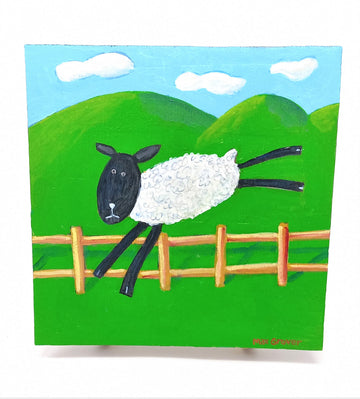 Leaping Lamb By Max Grover