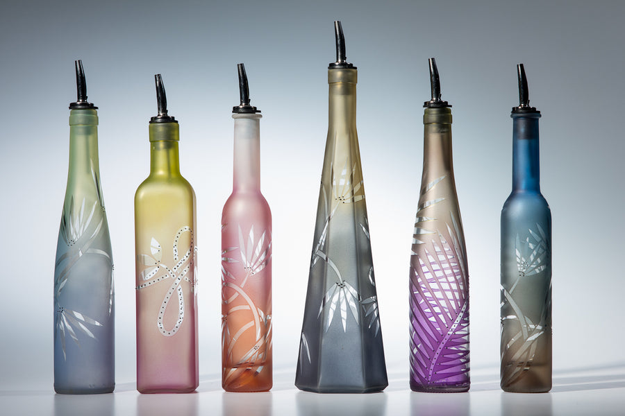 Culinary Art Bottles by Mary-Melinda Wellsandt