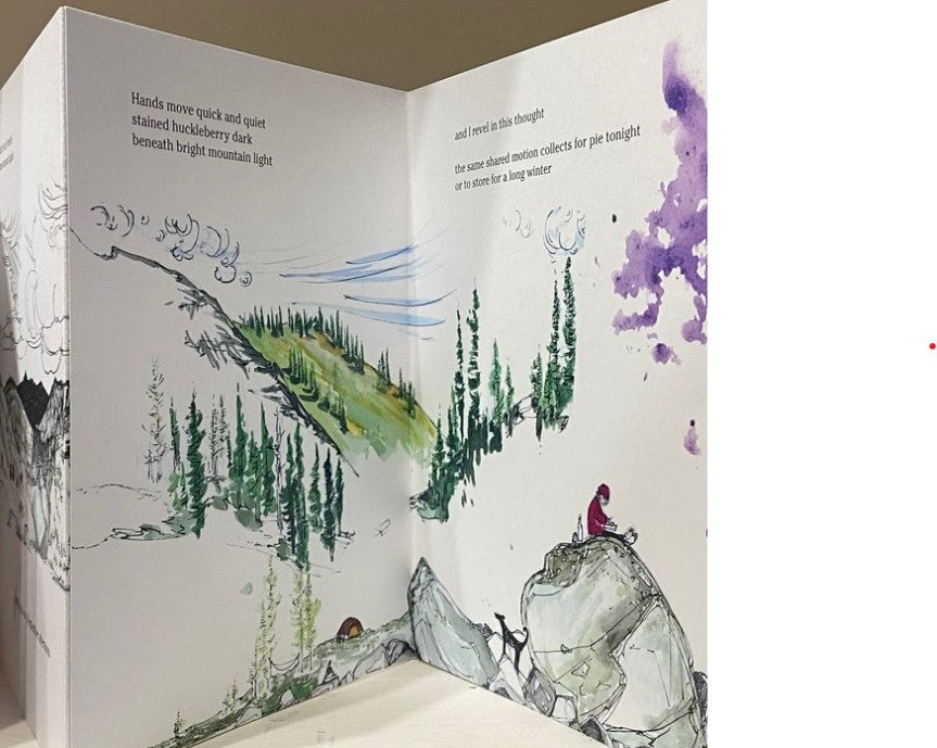 Methow Accordion Art Book
