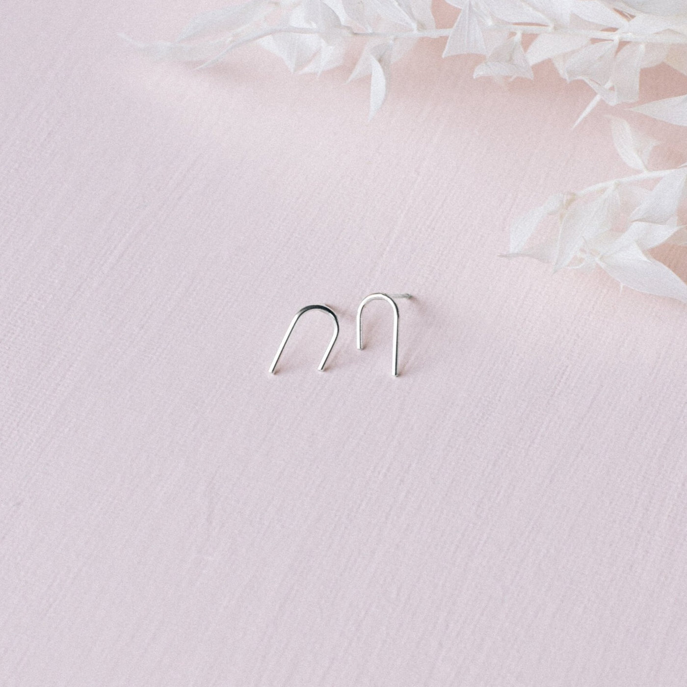 Mini Arch Sterling Silver Earrings by Samantha Slater