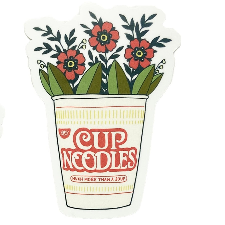 Cup of Noodles Sticker - Art by Ciara