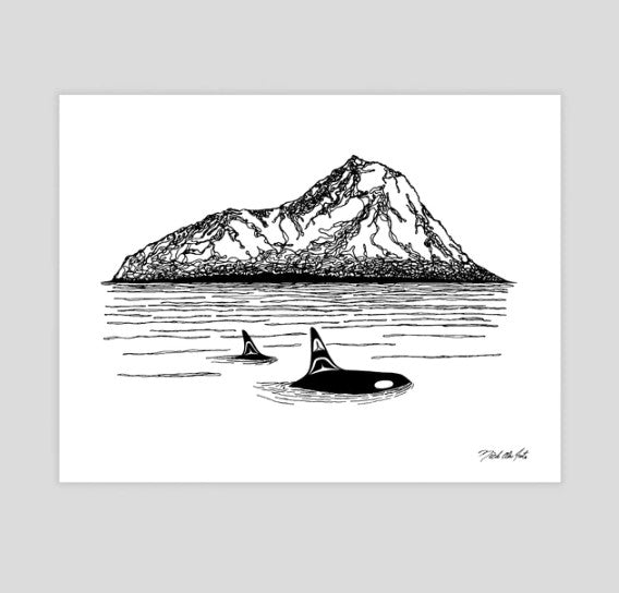 Orcas Island Print by Nick Alan Art