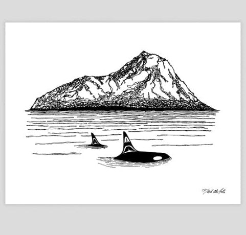 Orcas Island Print by Nick Alan Art
