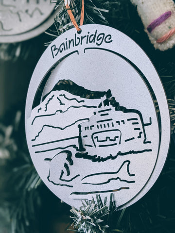 PNW Metal Ornaments
