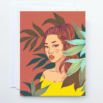 Lush Greeting Card - Art by Ciara