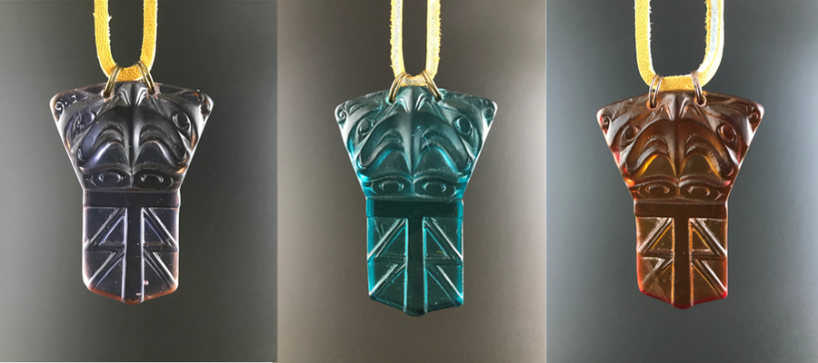 Crystal Thunder Necklace by Ed Archie NoiseCat