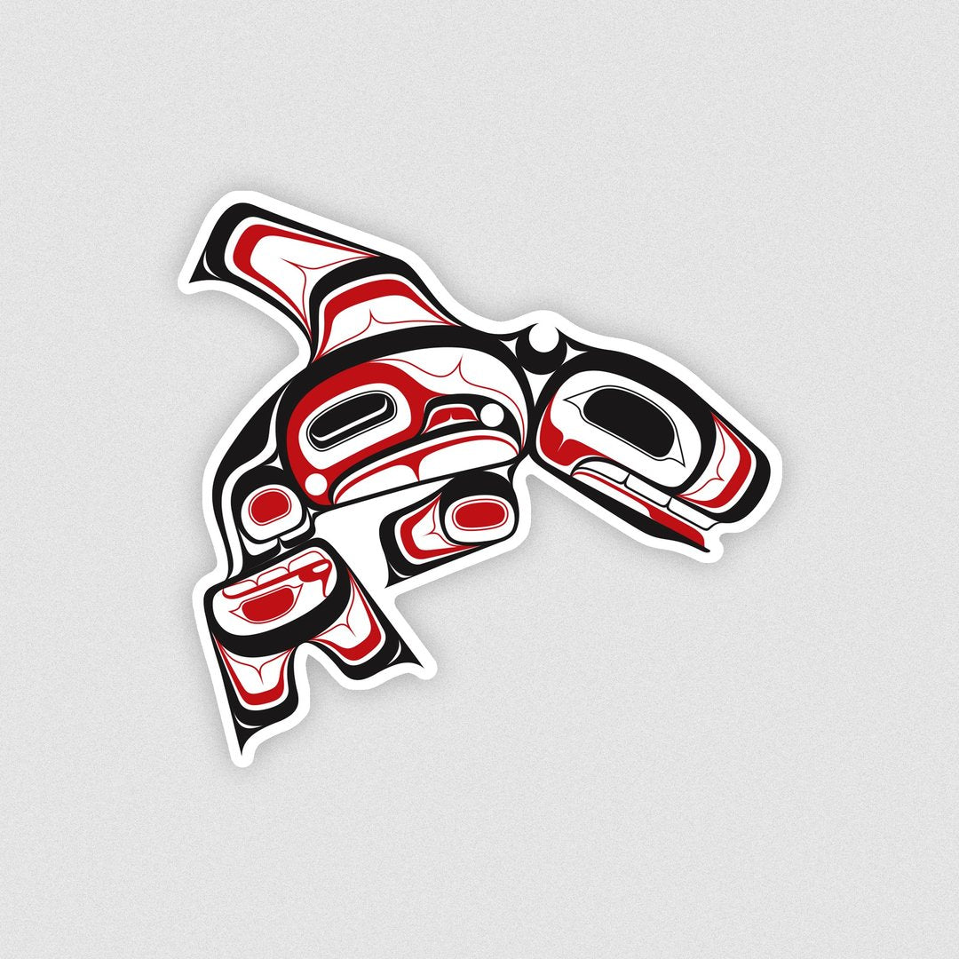 Killer Whale Sticker by Nick Alan Art