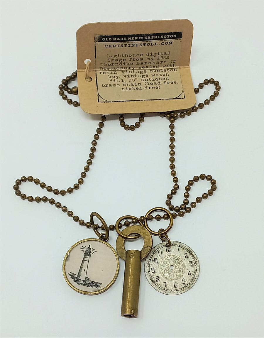 Vintage Image Charm Necklace (CSNVI) by Christine Stoll