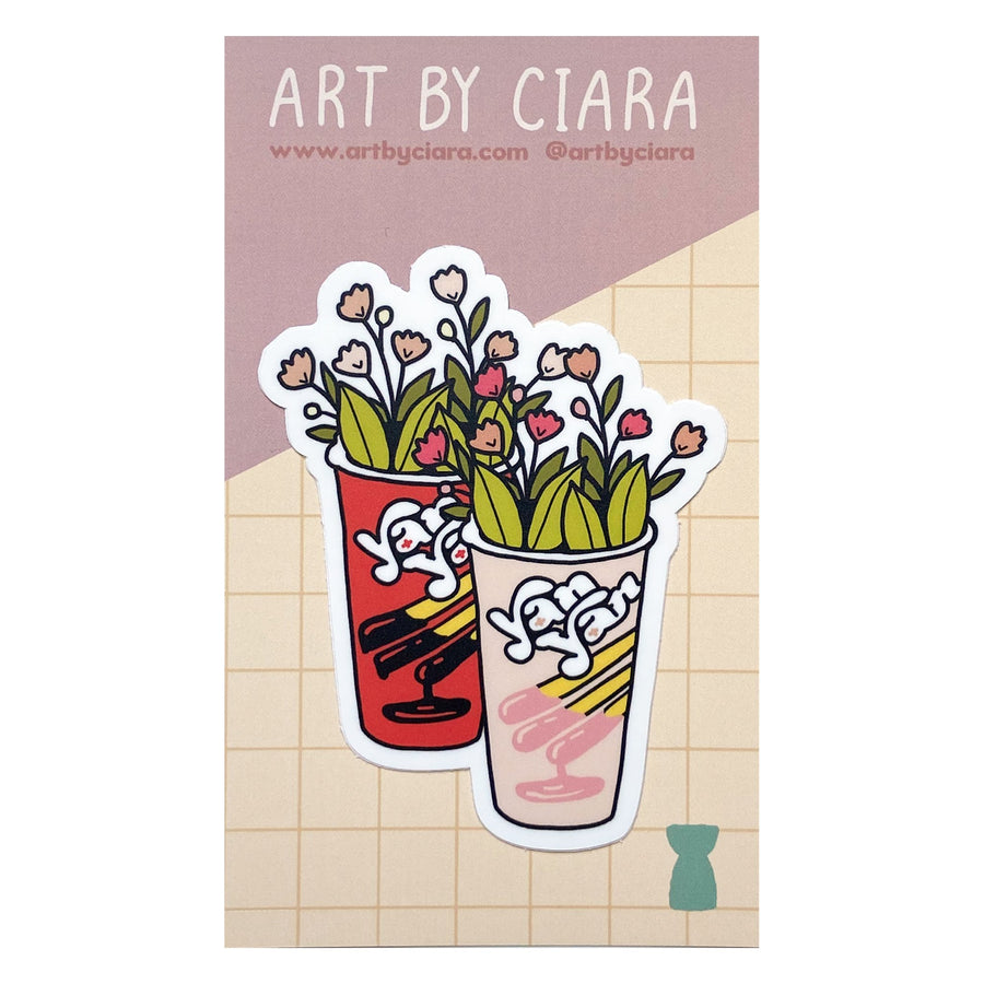 Yan Yan Sticker - Art by Ciara