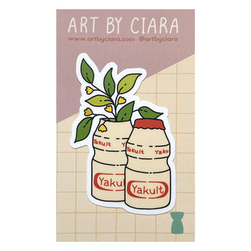 Yogurt Drink Sticker - Art by Ciara