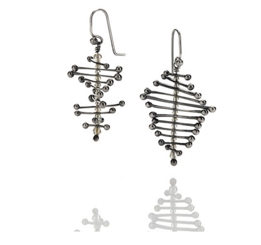 DNA Earrings by Zuzko