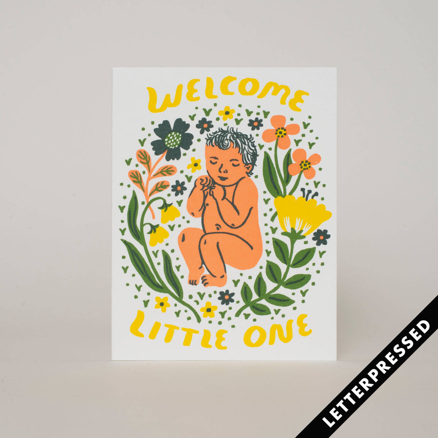 Little One Yellow Card by Phoebe Wahl